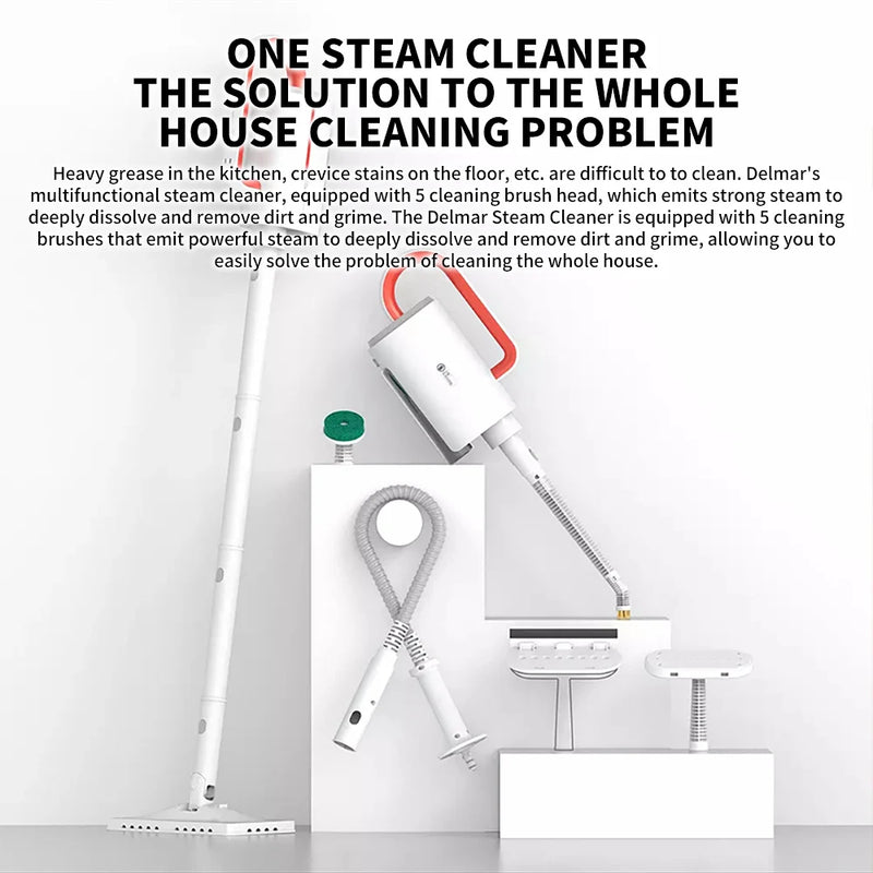 Aspirador de pó a vapor Multifuncional - Deerma Steam Cleaner ZQ610