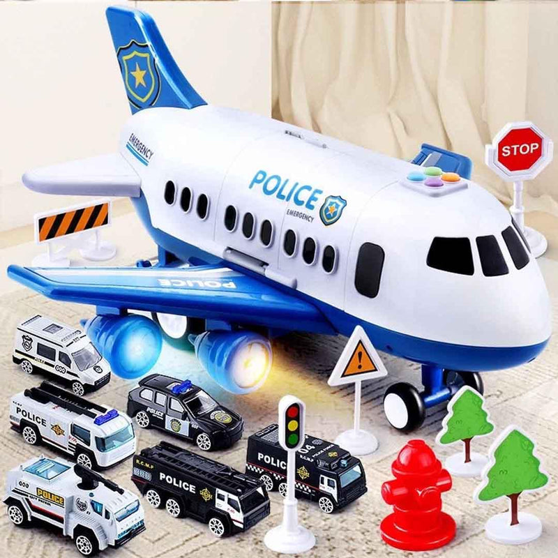 Avião Grande com 6 Carrinhos